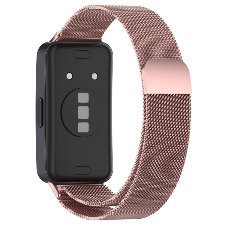 Mega Fed Metal Rem passer til Huawei Band 8 - Pink#serie_1