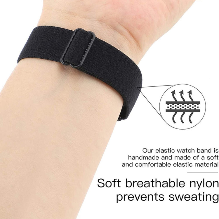 Super Holdbart Nylon Rem passer til Huawei Band 8 - Grøn#serie_4