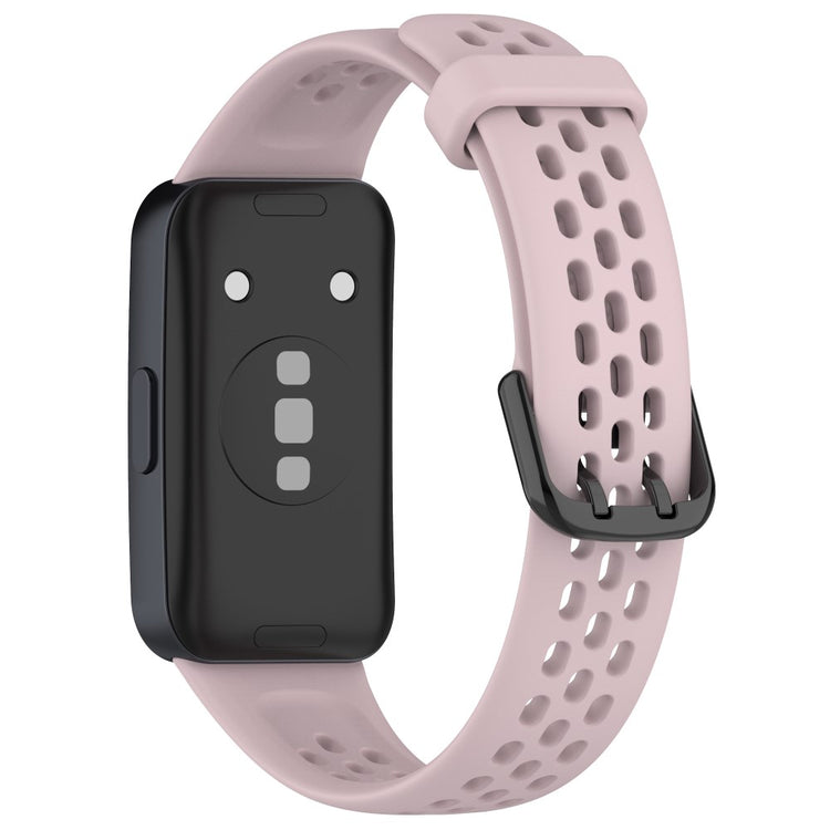 Helt Vildt Holdbart Silikone Rem passer til Huawei Band 8 - Pink#serie_8