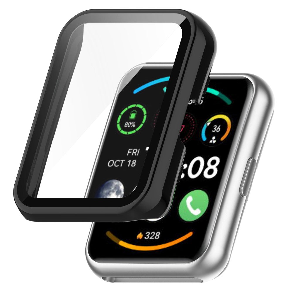 Huawei Watch Fit New / Special Edition / Fit cover with screen protector - Black#serie_1