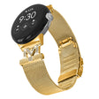 Avgjort Hyggelig Google Pixel Watch Metall Og Strass Reim