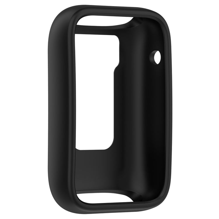 Fed Silikone Cover passer til Xiaomi Mi Band 7 Pro - Sort#serie_1