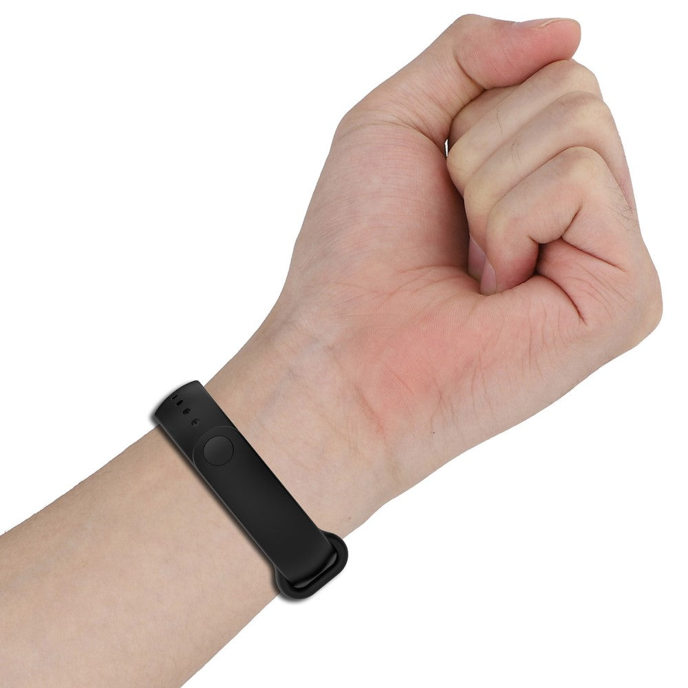 Vildt Flot Silikone Rem passer til Xiaomi Smart Band 8 - Hvid#serie_5