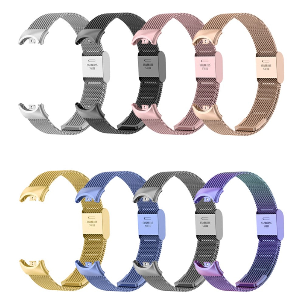 Meget Elegant Metal Rem passer til Xiaomi Smart Band 8 - Guld#serie_6