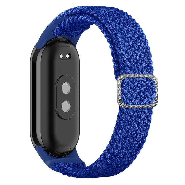 Vildt Fint Nylon Cover passer til Xiaomi Smart Band 8 - Blå#serie_10