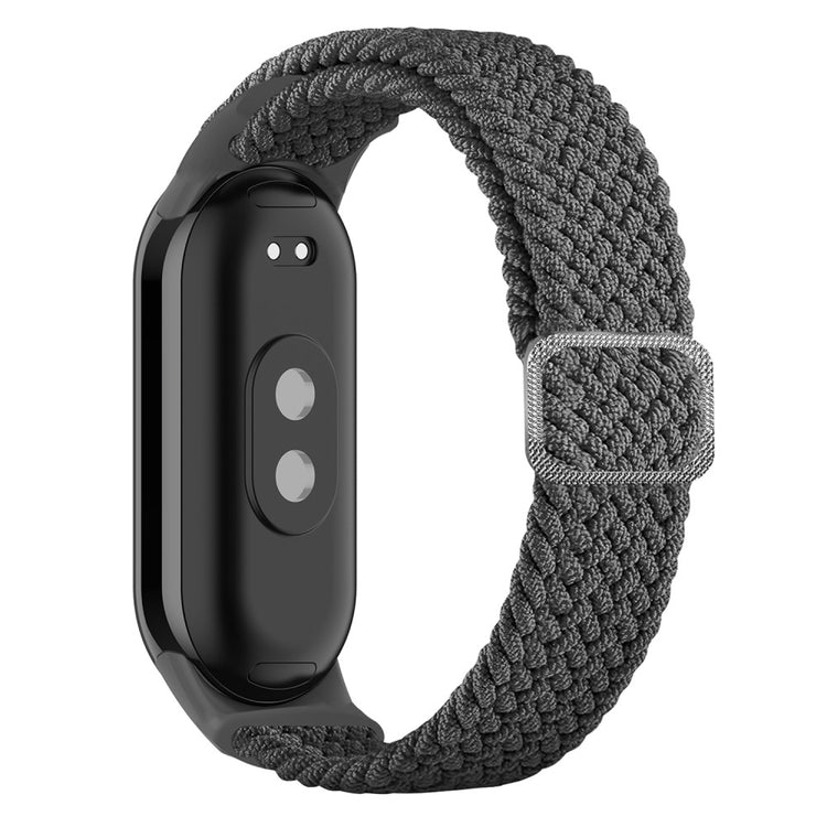 Vildt Fint Nylon Cover passer til Xiaomi Smart Band 8 - Sølv#serie_13