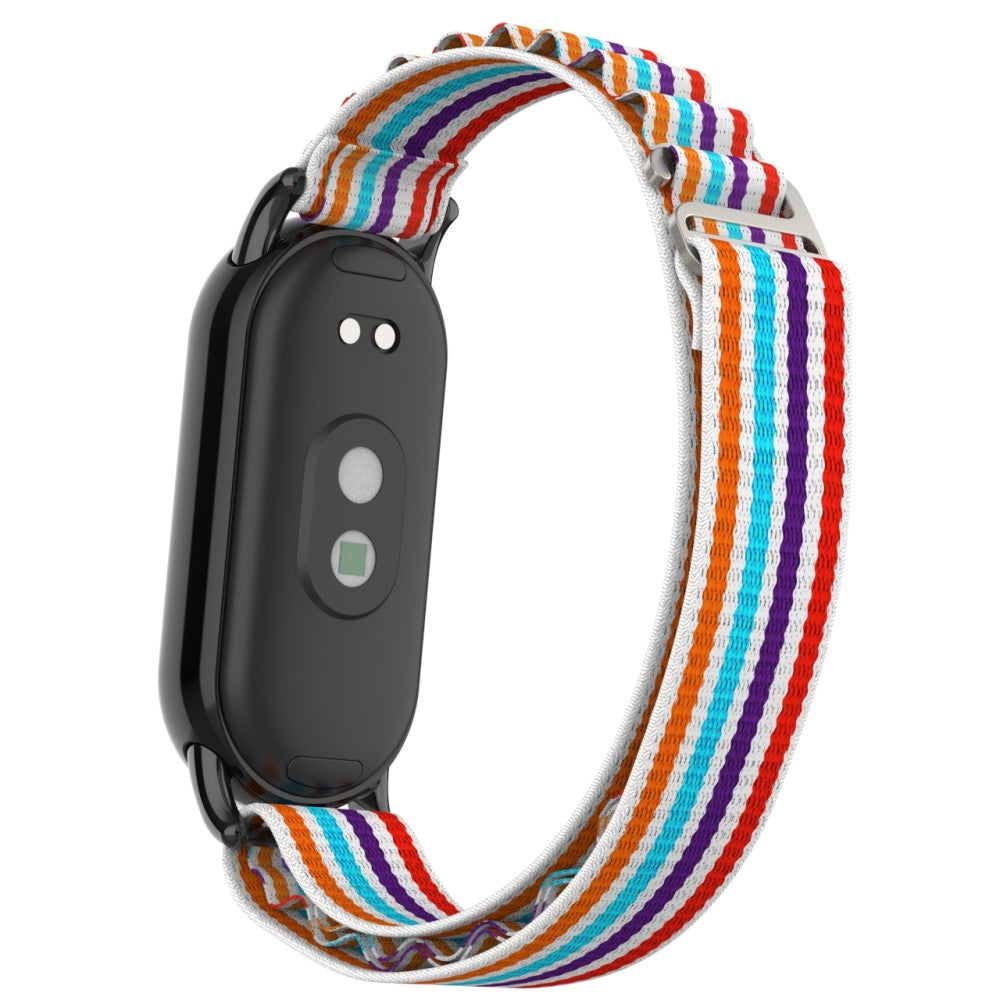 Komfortabel Nylon Rem passer til Xiaomi Smart Band 8 - Flerfarvet#serie_1