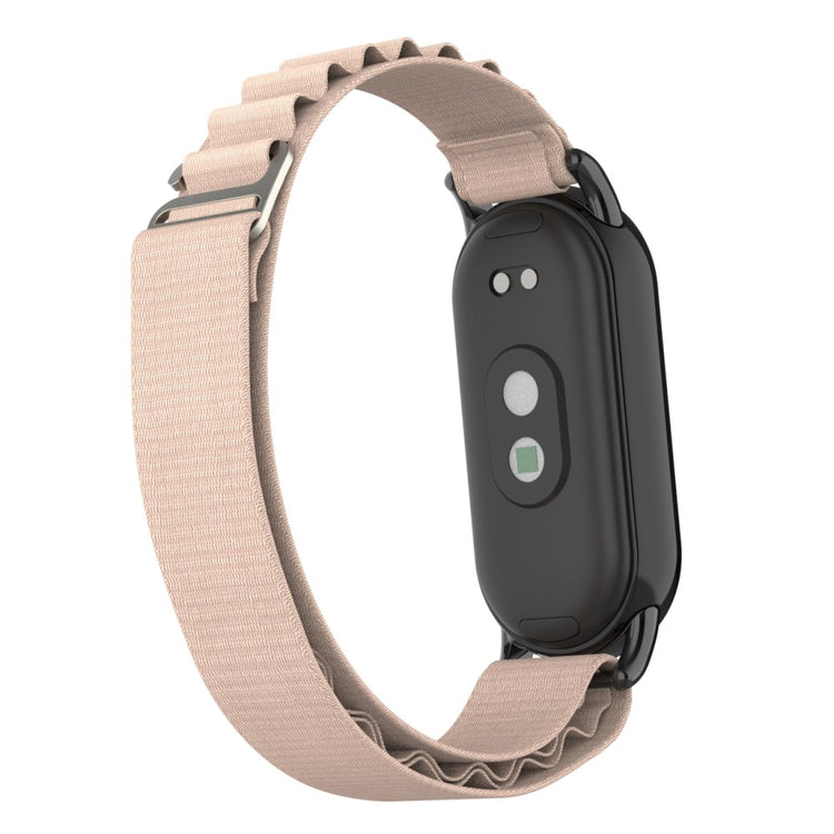 Komfortabel Nylon Rem passer til Xiaomi Smart Band 8 - Pink#serie_5