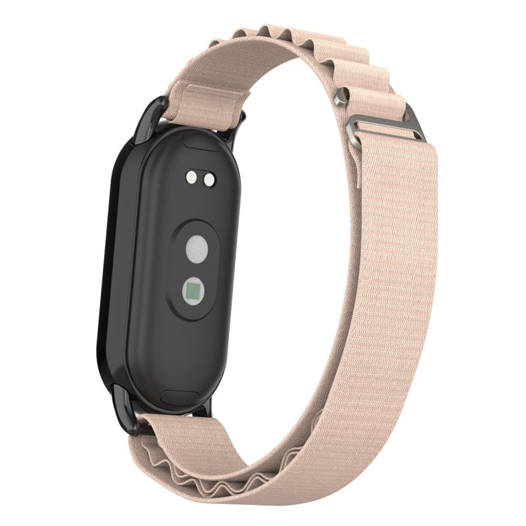 Komfortabel Nylon Rem passer til Xiaomi Smart Band 8 - Pink#serie_5