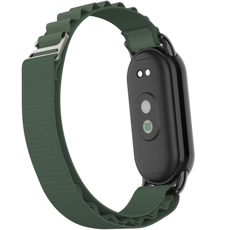 Komfortabel Nylon Rem passer til Xiaomi Smart Band 8 - Grøn#serie_6