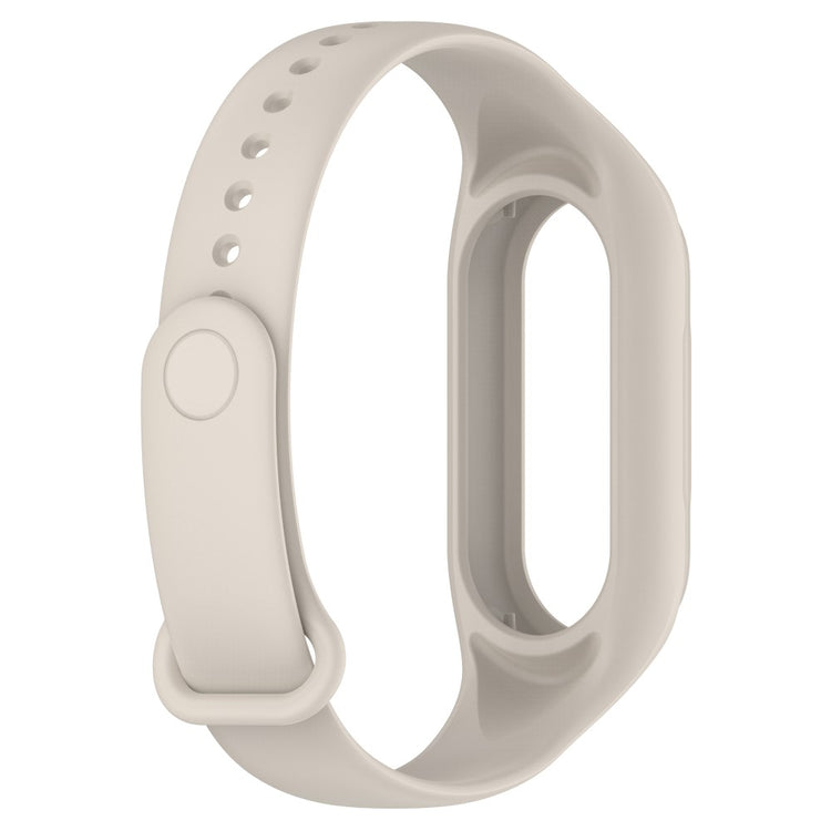 Alle Tiders Silikone Rem passer til Xiaomi Smart Band 8 - Hvid#serie_10