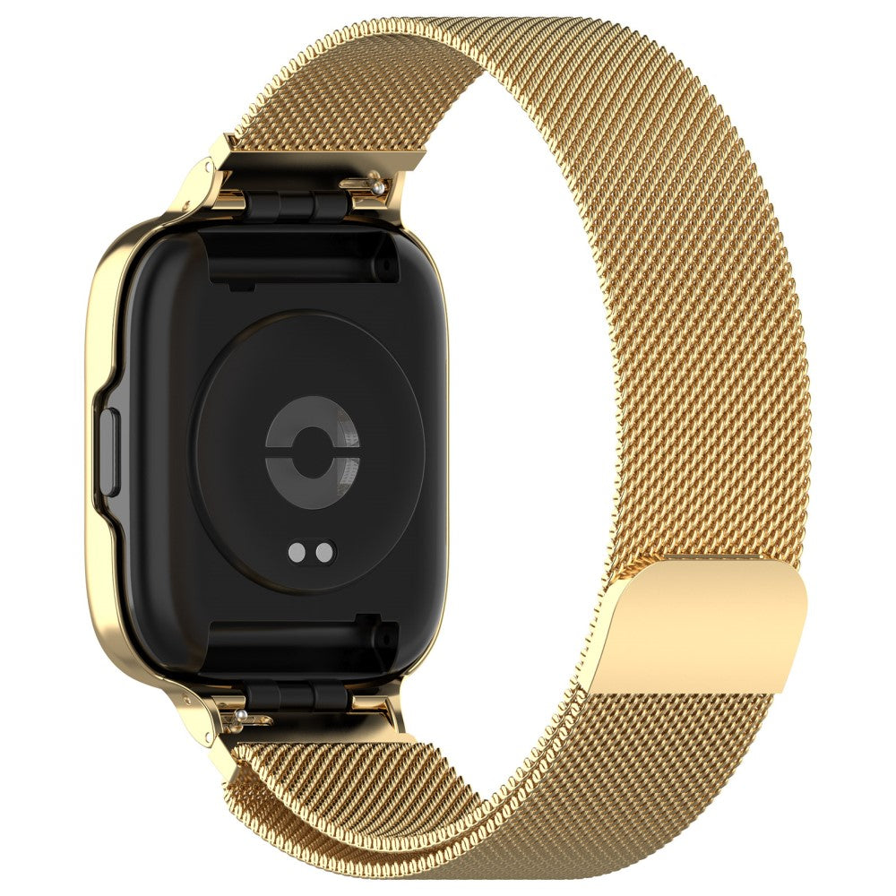 Metal Og Plastik Universal Rem passer til Xiaomi Redmi Watch 3 Active / Xiaomi Mi Watch Lite 3 - Guld#serie_2