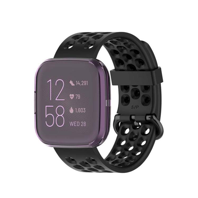 Meget Flot Fitbit Versa 2 Silikone Cover - Lilla#serie_6