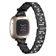Fitbit Sense 1 / Fitbit Versa 3 Metall Og Strass Universal Reim