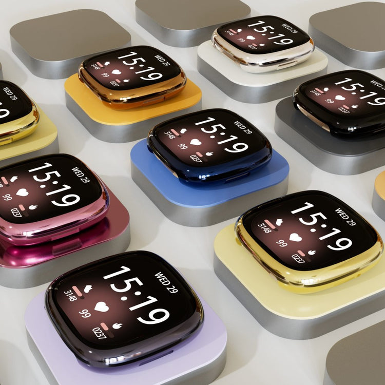 Fint Silikone Cover til Fitbit Sense 2 - Gennemsigtig#serie_3