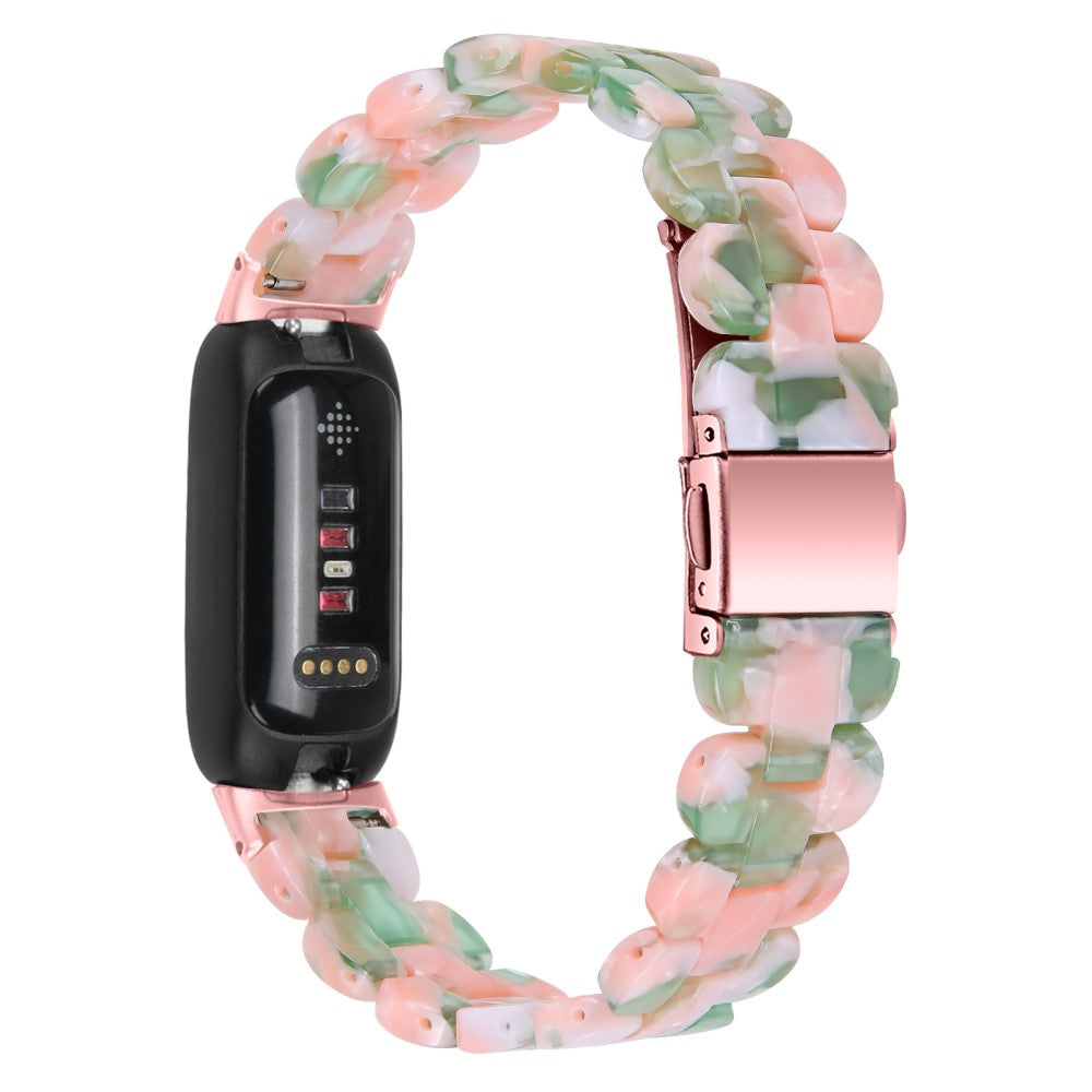 Mega Nydelig Plastik Rem passer til Fitbit Inspire 3 - Pink#serie_5