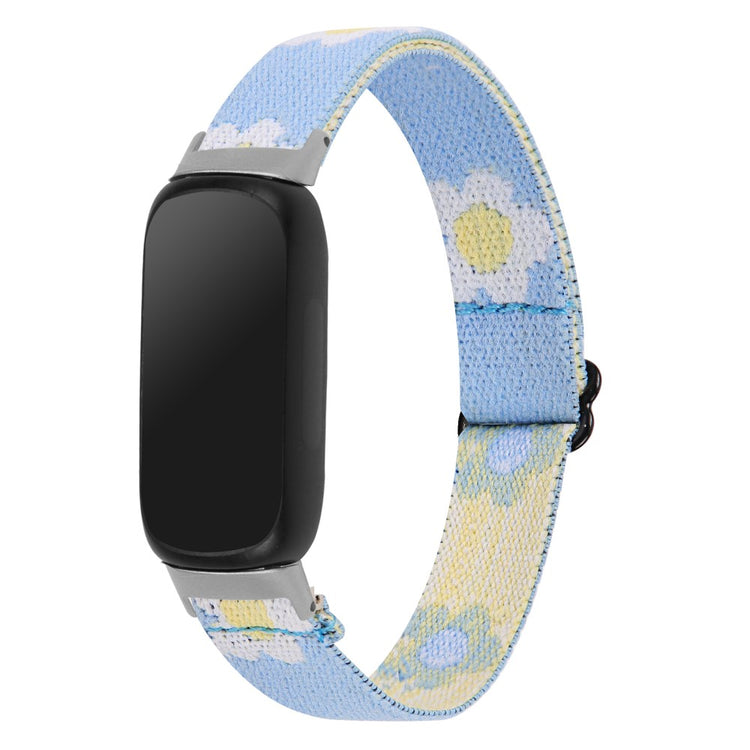 Skøn Nylon Rem passer til Fitbit Inspire 3 - Blå#serie_13