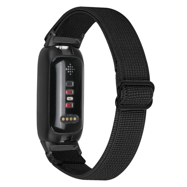 Mega Hårdfør Nylon Rem passer til Fitbit Inspire 3 - Sort#serie_4