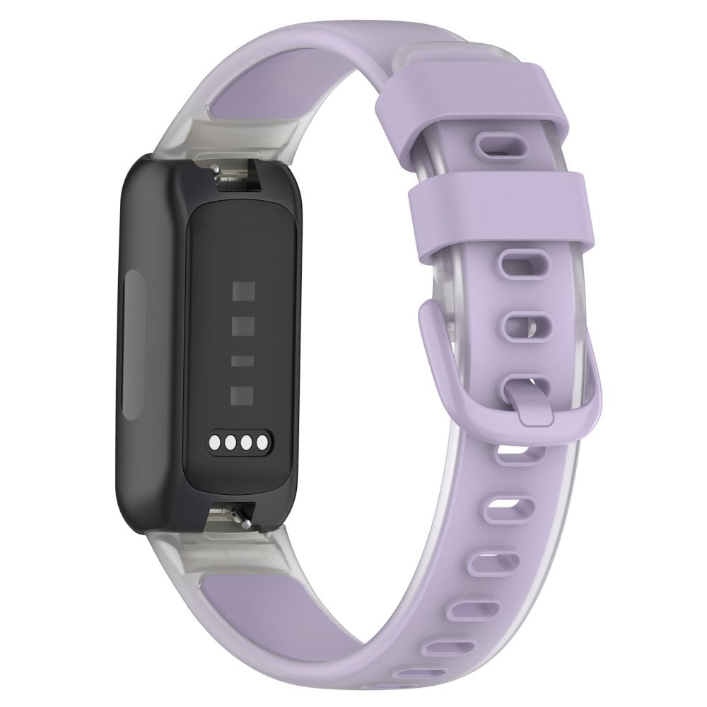 Holdbart Silikone Rem passer til Fitbit Inspire 3 - Lilla#serie_8