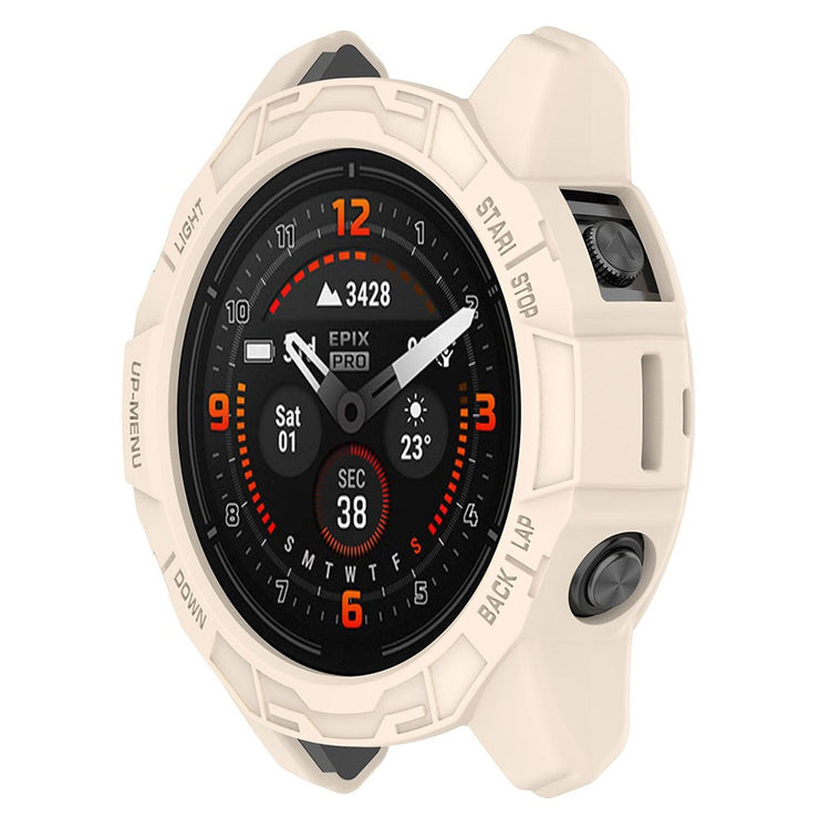 HAT PRINCE Garmin Fenix 7S / 7S Pro / Epix Pro (Gen 2) 42mm hollow cover - Beige#serie_2