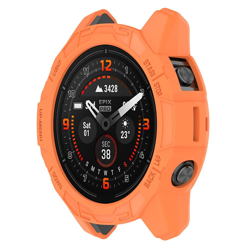 HAT PRINCE Garmin Fenix 7 / 7 Pro / Epix Pro (Gen 2) 47mm hollow cover - Orange#serie_1
