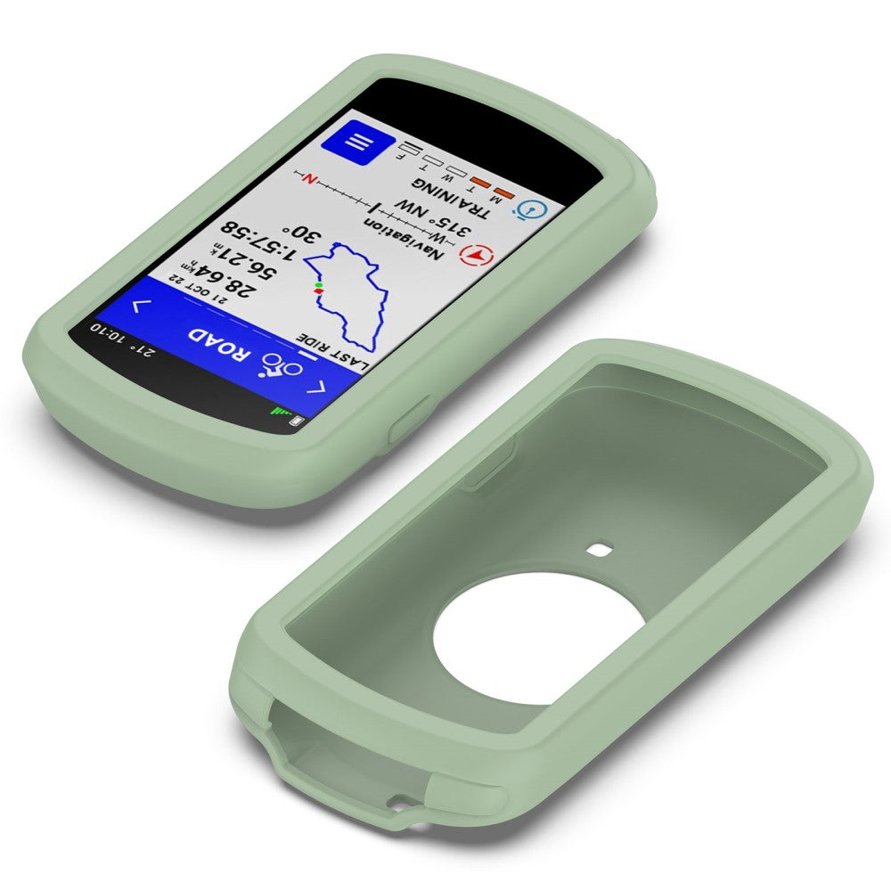 Fed Silikone Cover til Garmin Edge 1040 - Grøn#serie_3