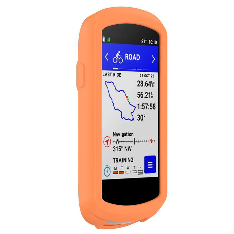 Fed Silikone Cover til Garmin Edge 1040 - Orange#serie_4