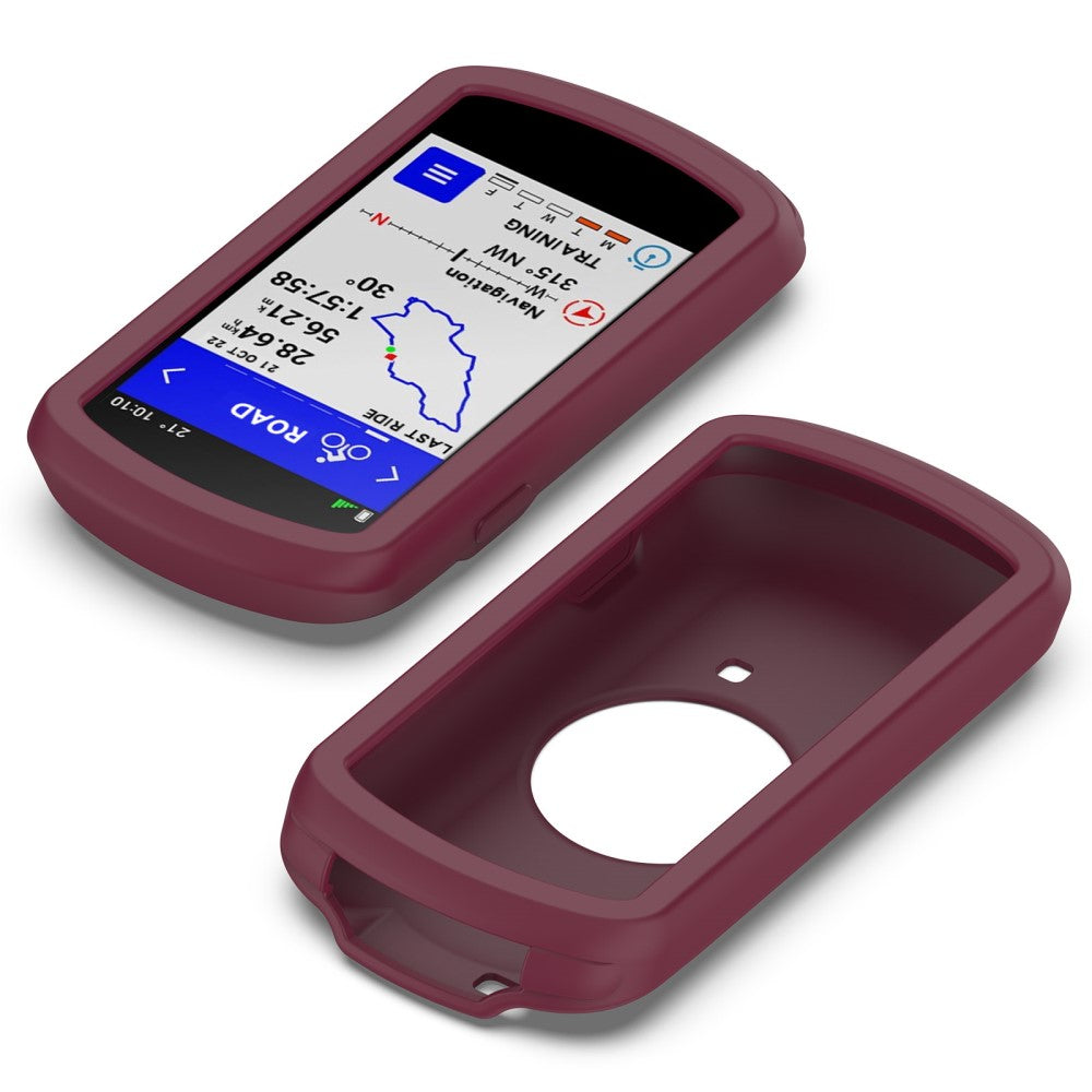 Fed Silikone Cover til Garmin Edge 1040 - Rød#serie_6