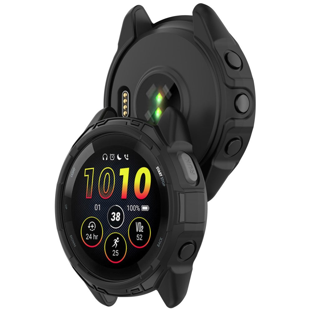 Beskyttende Silikone Bumper passer til Garmin Forerunner 265 - Sort#serie_3