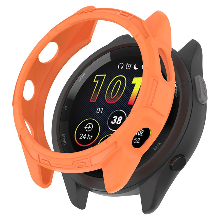 Beskyttende Silikone Bumper passer til Garmin Forerunner 265S - Orange#serie_1