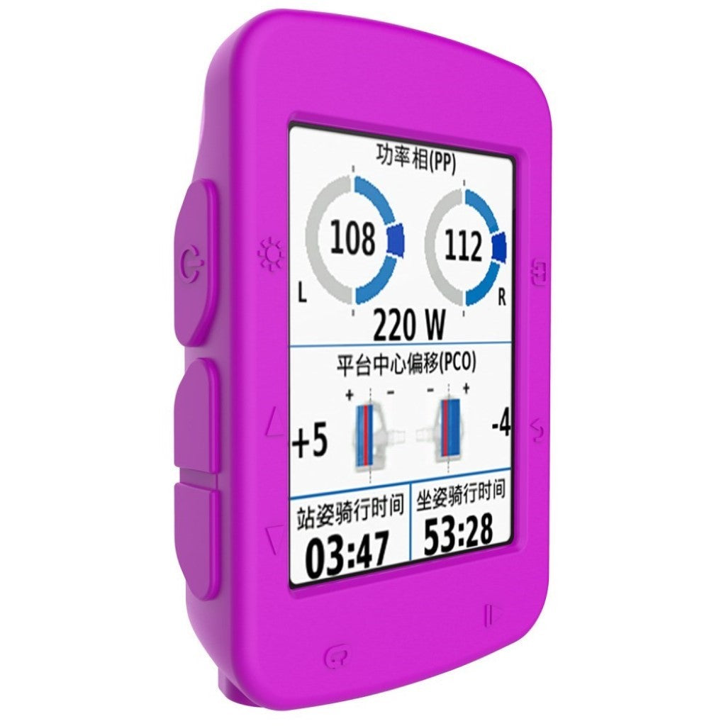 Mega Fed Garmin Edge 520 Silikone Cover - Lilla#serie_6