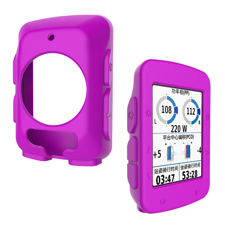 Mega Fed Garmin Edge 520 Silikone Cover - Lilla#serie_6