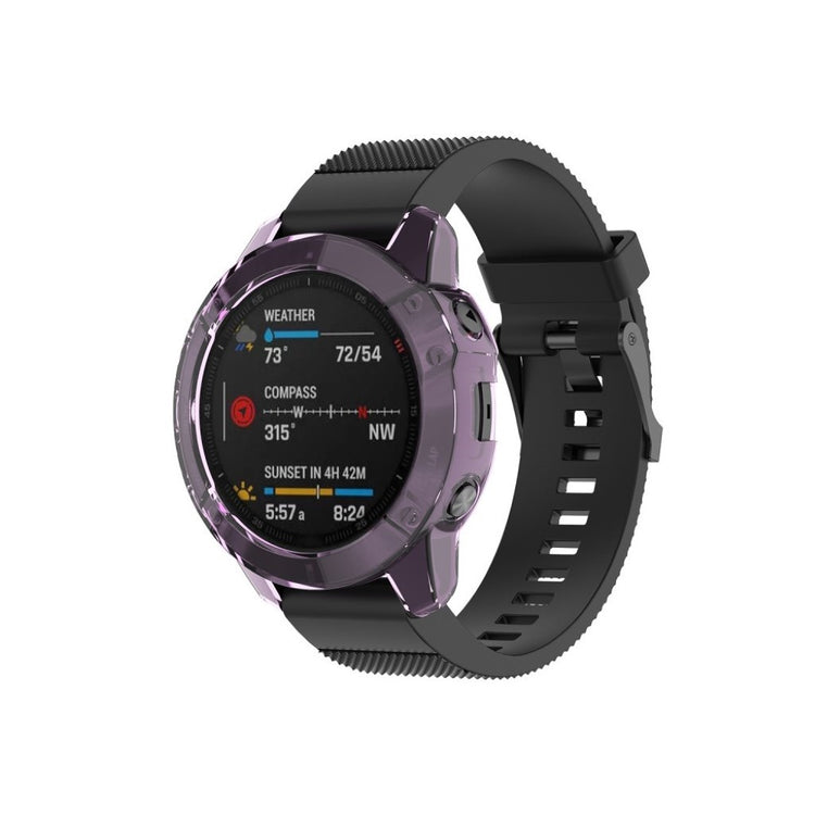 Vildt Godt Garmin Fenix 6X Pro Silikone Cover - Lilla#serie_5