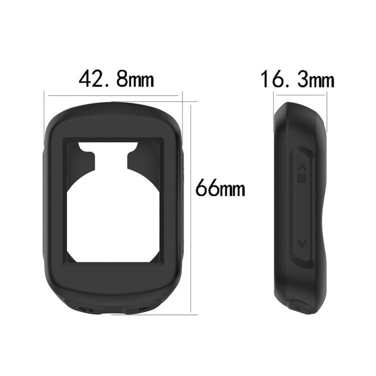 Mega Fed Garmin Edge 830 Silikone Cover - Hvid#serie_1