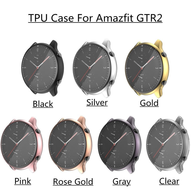 Flot Silikone Cover til Amazfit GTR 2 - Gennemsigtig#serie_7