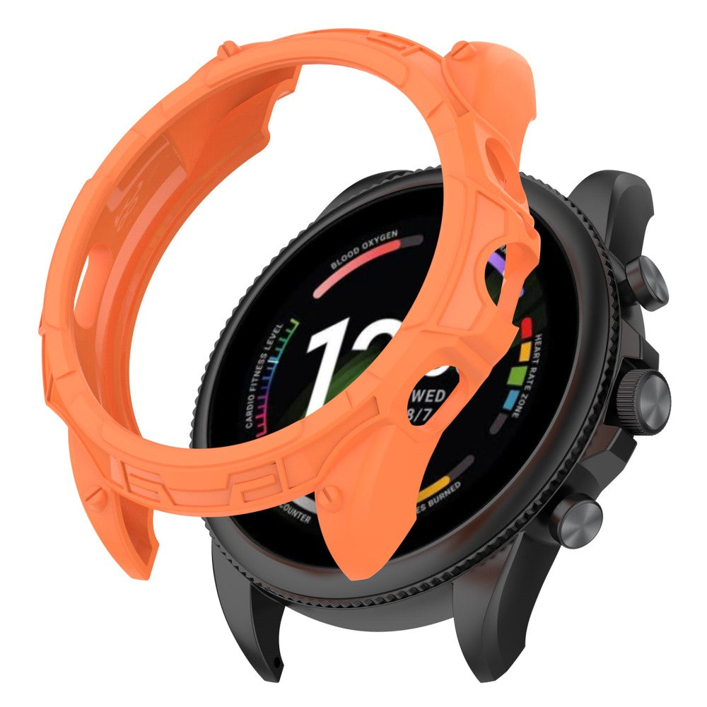 Beskyttende Silikone Cover til Fossil Gen 6 - Orange#serie_4