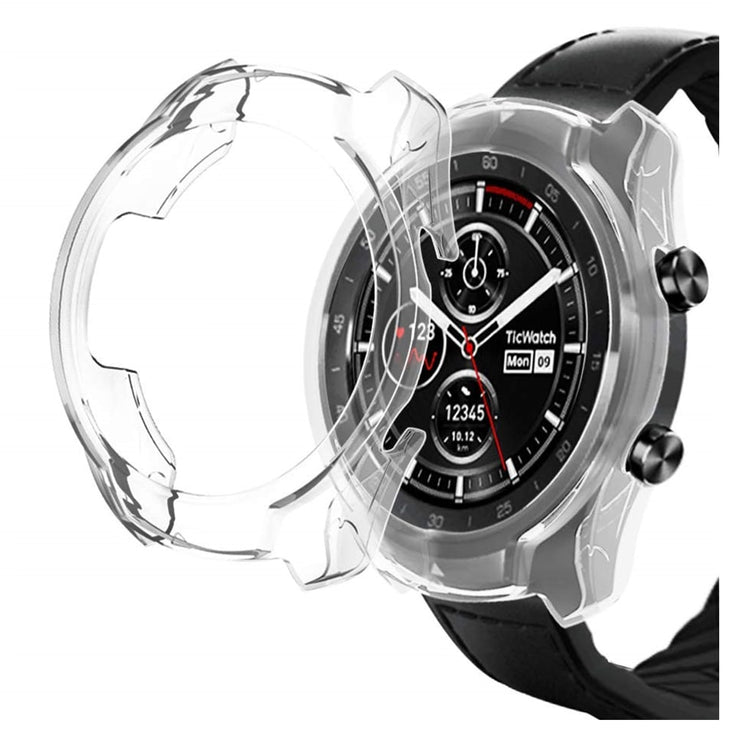 Rigtigt Fint Ticwatch Pro Silikone Cover - Gennemsigtig#serie_4