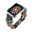 Herlig Apple Watch Series 1-3 38mm Ekte lær og Metall Reim