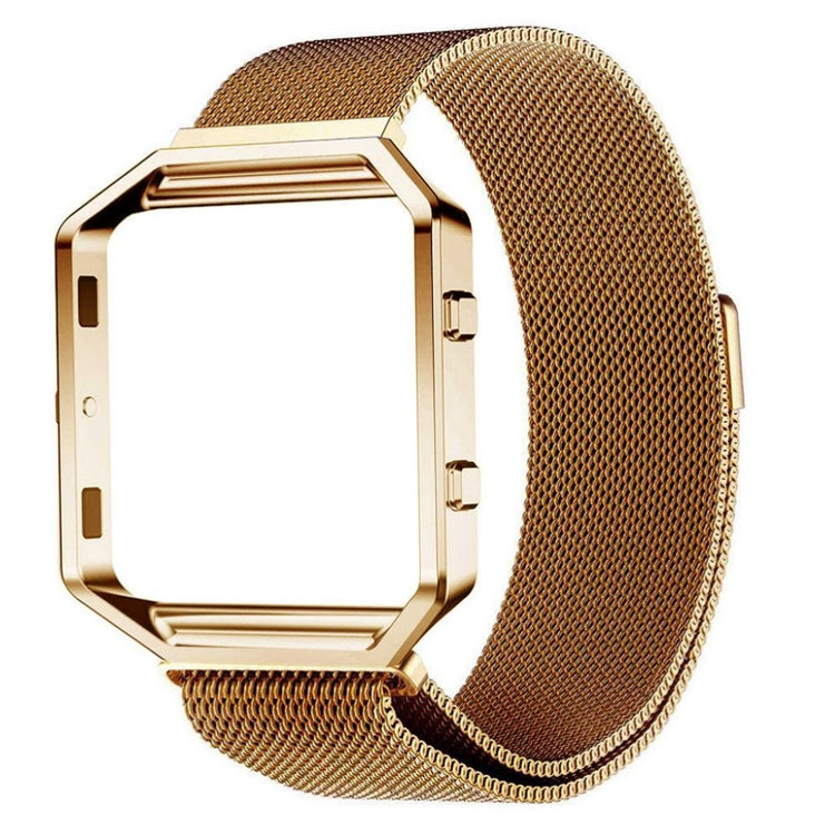 Super kønt Fitbit Blaze Metal Rem - Guld#serie_6