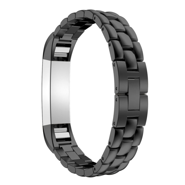 Helt vildt nydelig Fitbit Alta HR Metal Rem - Sort#serie_4