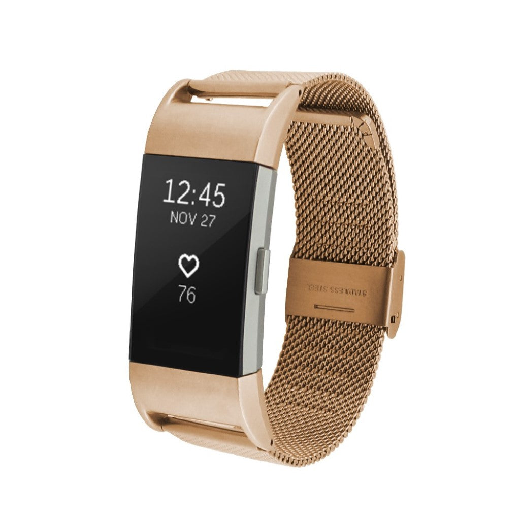 Rigtigt pænt Fitbit Charge 2 Metal Rem - Pink#serie_2