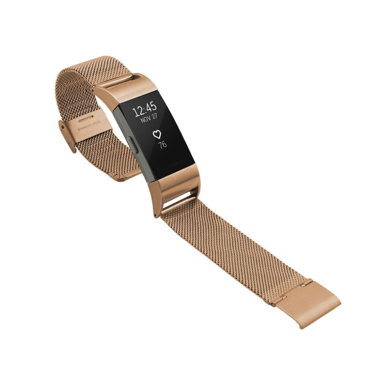 Rigtigt pænt Fitbit Charge 2 Metal Rem - Pink#serie_2