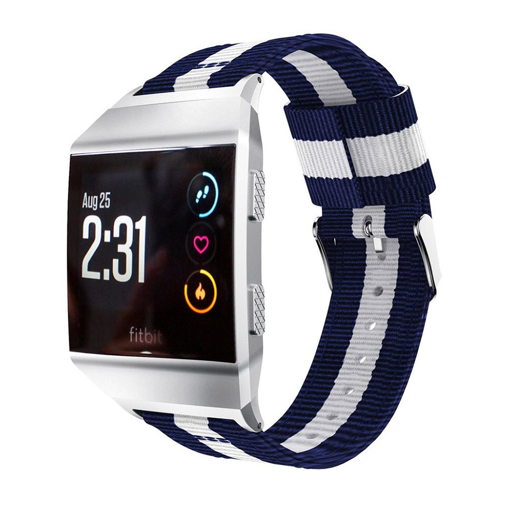 Helt vildt elegant Fitbit Ionic Nylon Rem - Flerfarvet#serie_3