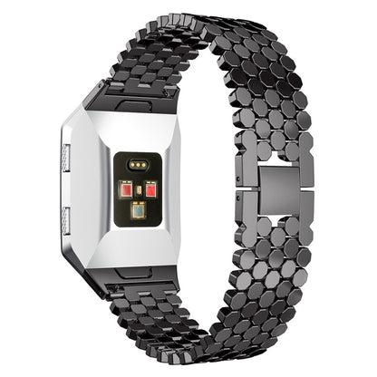 Helt vildt hårdfør Fitbit Ionic Metal Rem - Sort#serie_4
