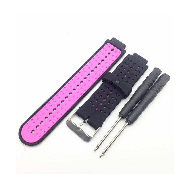 Fint Universal Garmin Silikone Rem - Pink#serie_14