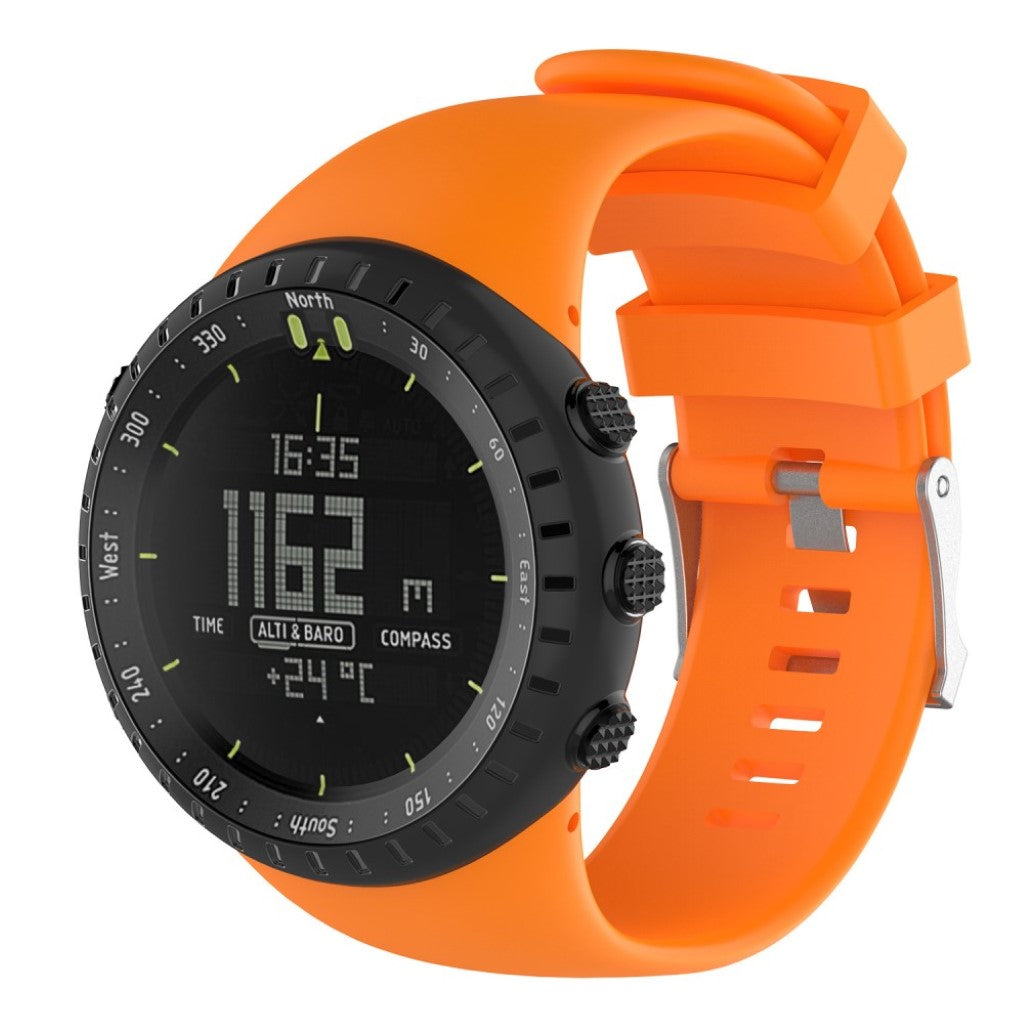 Fed Suunto Core Alu Black Silikone Rem - Orange#serie_5