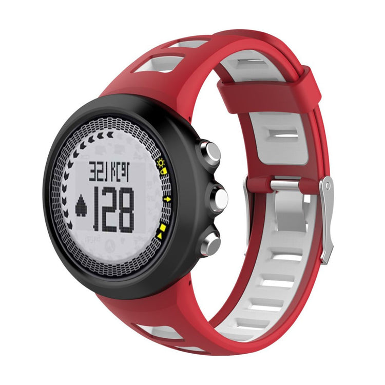 Fremragende Suunto Quest M1 M2 M4 M5 Silikone Rem - Rød#serie_4