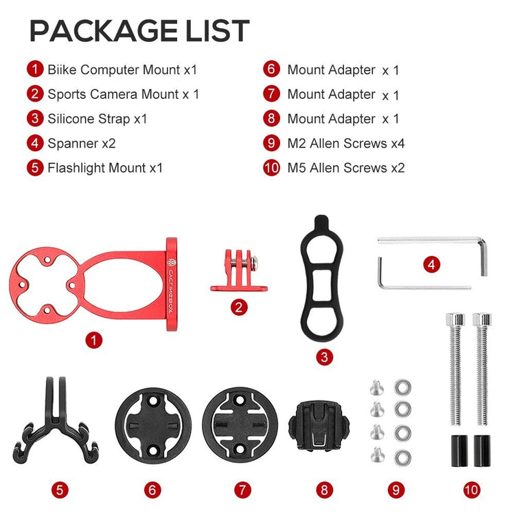 Bryton Rider 430 / Bryton Rider 320 Metal Cykelholder - Sort#serie_1