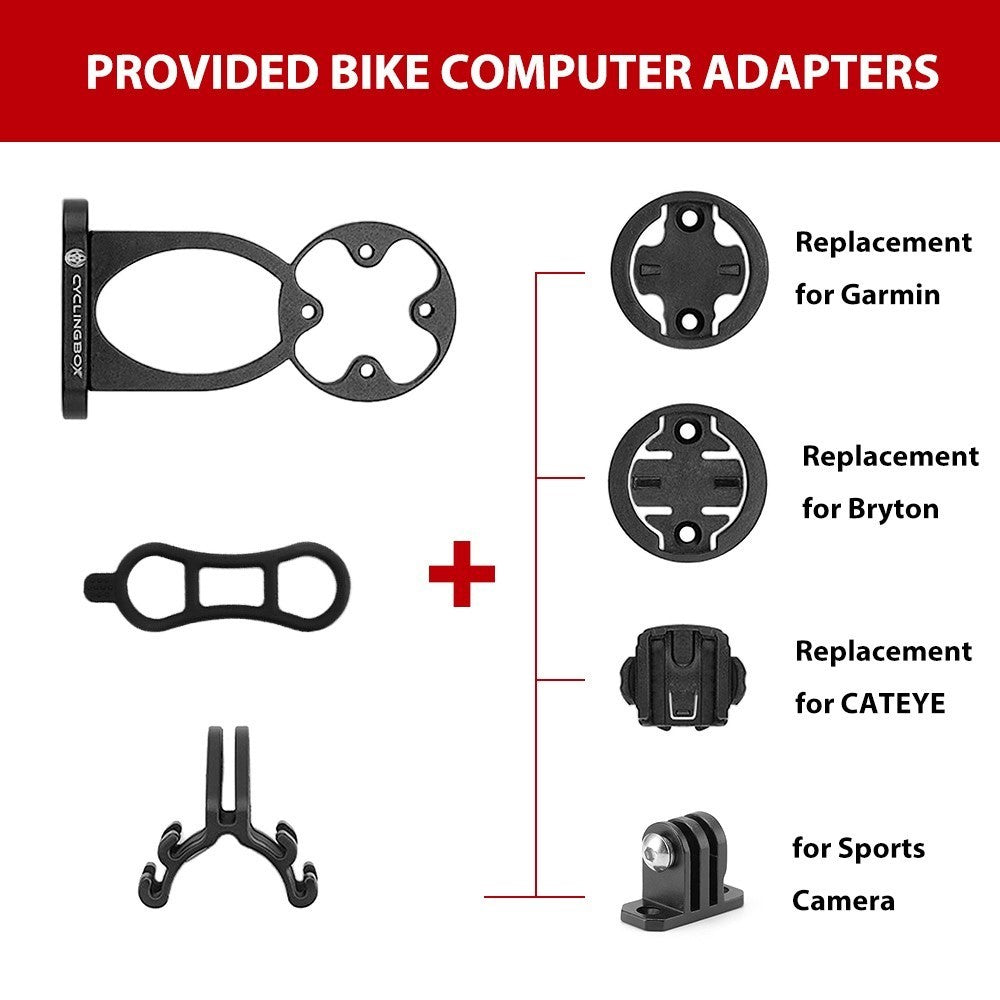 Bryton Rider 430 / Bryton Rider 320 Metal Cykelholder - Rød#serie_2