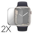 2stk Apple Watch Series 7 45mm Herdet glass Skjermbeskyttelse